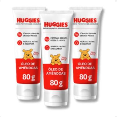 Imagem de Kit Huggies Disney Baby: 03 Creme Preventivo de Assaduras 80g