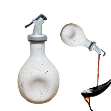 Imagem de Jarra Porta Shoyu Amassadinha 180ml Creme Mesclado Sapporo