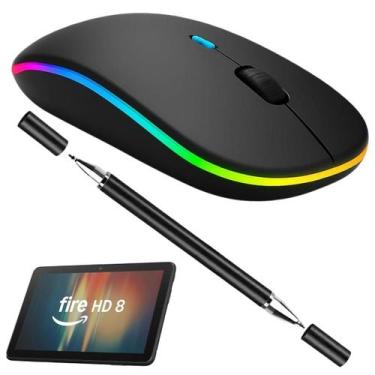 Imagem de Kit Para Tablet Amazon Fire HD 8 Mouse Bluetooth + Caneta Touch - SNW