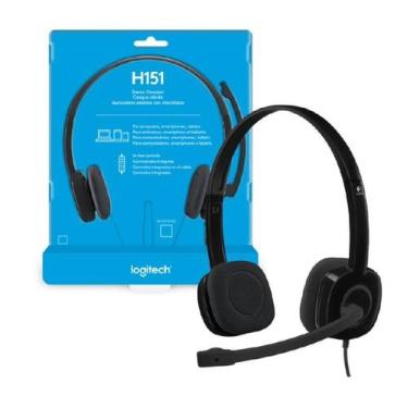 Imagem de Fone De Ouvido Logitech Headset C/Fio H151 P3 Preto