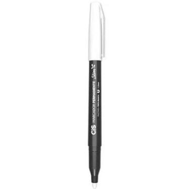 Imagem de Marcador Permanente Multiuso Slim Tinta Branca 1-2mm - CIS