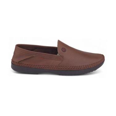 Imagem de Sapato Mocassim Masculino Freeway Logan X 4 523 Casual Couro, 39, Hava
