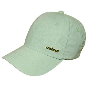 Imagem de Boné Unissex Colcci Básico Placa de Metal LogoDourado, Verde yuji, UN