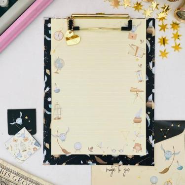 Imagem de Prancheta Estampada A5 + 30 Folhas Decoradas - Magia - BUENDIA