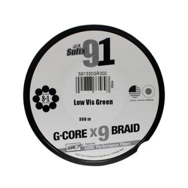 Imagem de Linha de Pesca Multifilamento Sufix 91 G-Core 9x Braid 300m - Izanas, 