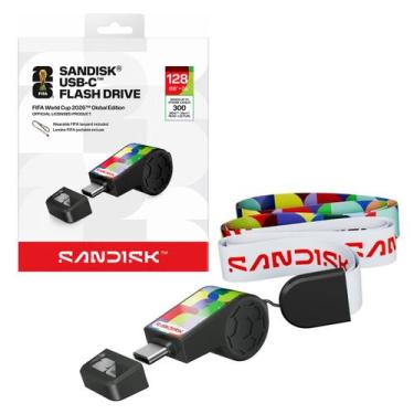 Imagem de Pen Drive 128GB USB C Copa do Mundo Fifa 2026 SDCZIA-128G-G46 Sandisk