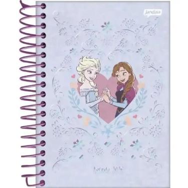 Imagem de Agenda Diária Frozen Espiral 352 Páginas Jandaia Oficial -