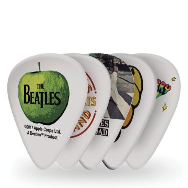 Imagem de Palheta de Celuloide 1CWH4-10B3 Espessura Média 7.0mm Coleção The Beatles com 10 Unidades D'Addario