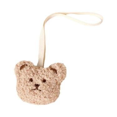 Imagem de Suporte De Chupeta Para Bebê Recém-Nascido Com Urso De Pelúcia Fofo Bo