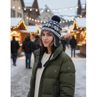 Imagem de Touca Peruana Original Forrada Inverno Gorro Chaves Unissex - Genérica