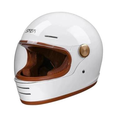 Imagem de Capacete Vintage Aberto Certificado DOT Estilo Retrô Confortável E Leg