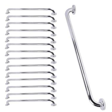 Imagem de Barra de Apoio Alça Kit 14 Uni Corrimao 80cm Acessibilidade Cadeirante