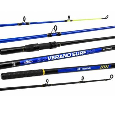 Imagem de Vara Makis Fishing Sea Verano Surf 3,90m Carbono Tubular SVS