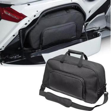 Imagem de Bolsa de bagagem preta para motocicleta, forro de bagageiro para Honda