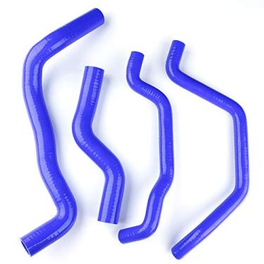 Imagem de LUXERAD Mangueira de silicone de desempenho de 3 camadas 4,5 mm para Nissan Sentra 180 Sunny Pulsar B15 N16 QG18DE 1.8L 00-06 (azul)