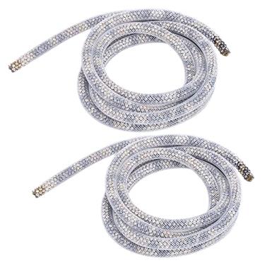 Imagem de Guarnição de strass, decoração de costura faça você mesmo, cordão de strass decorativo elegante para acessórios de vestuário(Diamante leopardo de malha 6 mm branco)