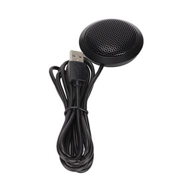 Imagem de Zyyini Microfone USB de conferência, microfone condensador omnidirecional para computador, laptop, para videoconferência/gravação/Skype/aula on-line/chatting, plug & play