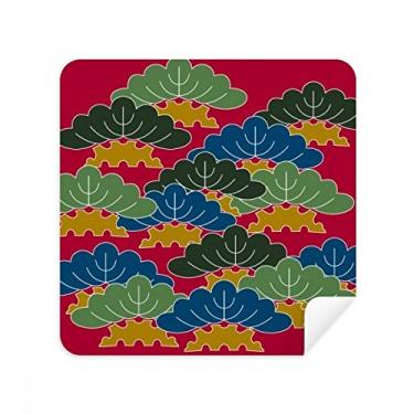 Imagem de Pintura Cultura Japonesa Folhas Pano Limpador de Tela Tecido Camurça Pacote com 2