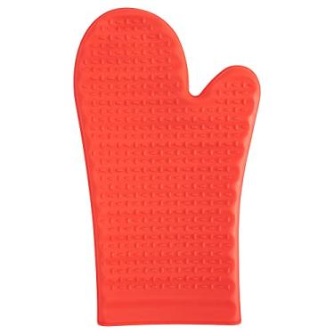 Imagem de Mimo Style Luva de Silicone Vermelha, Suporta Temperaturas de Até 220ºC Sem Transferência de Calor e Sem Causar Ferimentos às Mãos