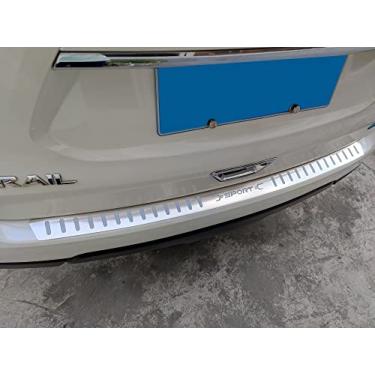 Imagem de GZBFTDH Protetor de proteção contra choques traseiros para carros, peças de acessórios Nissan X-TRAIL 2014-2020, capa de acabamento de placa protetora, painéis internos de acessórios automotivos