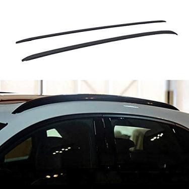 Imagem de UDP 2 peças serve para Benz GLC Coupe C253 2016 2017 2018 2019 2020 Trilho de teto Bagagem Suporte de bagagens Preto