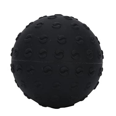 Imagem de Bola de massagem de f¨¢scia,bola de massagem de exerc¨ªcio de ioga de silicone port¨¢til para ombros, pesco?o, cintura, costas, pernas, m?os, p¨¦s etc.(black), Bola de massagem f¡§¡éscia silicone ioga