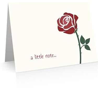 Imagem de Cartões de agradecimento rosa (12 cartões dobráveis e envelopes) Cartões de agradecimento rosa