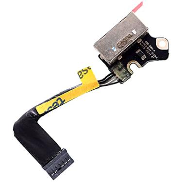 Imagem de Placa de tomada de alimentação Deal4GO DC-in 820-3584-A para substituição de entrada de carregamento para MacBook Pro A1502 2013 2014 2015 923-0560, preta