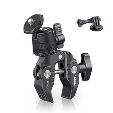 Imagem de Suporte de braçadeira ULANZI R099 para câmera com cabeça esférica de 360°, suporte para guidão de bicicleta, motocicleta, tubo de tripé, gimbal para Insta360/GoPro/AKASO/DJI/ telefone/DSLR/luz/monitor