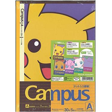Imagem de Caderno Showa, Pokemon Notebook, Campus, pontilhado A, pautado, pacote com 5 119729001