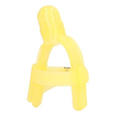Imagem de Baby Finger Guard Safe Protection Faixa de Liga de Silicone Absorvente Macia para Uso Ao Ar Livre (Amarelo)