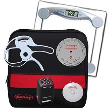 Imagem de Kit Nutrição Adipômetro/Plícometro Clínico Sanny