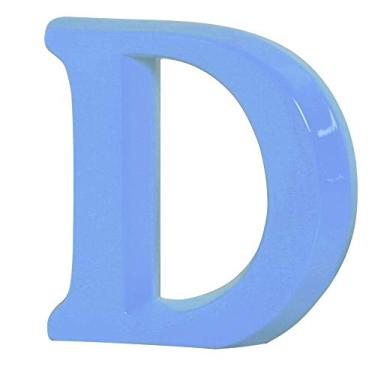 Imagem de Letra D Grande Ceramicas Pegorin Azul Bebe
