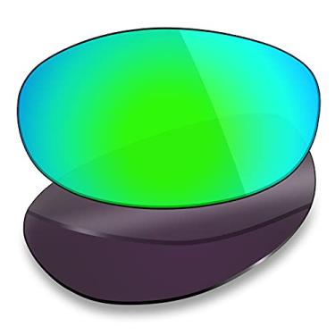 Imagem de Mryok Lentes de substituição para Oakley Eye Jacket 1.0 - Opções, Polarizado - Verde esmeralda, One Size