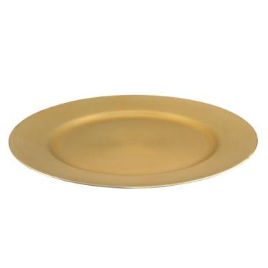 Imagem de Sousplat De Plastico Opala Dourado 33cm - Lyor