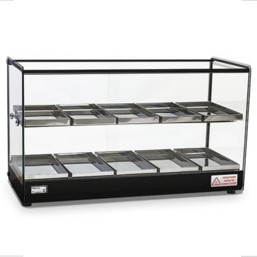 Imagem de Estufa Vitrine Aquecedor Salgados Dupla 10 Bandejas Led 220V