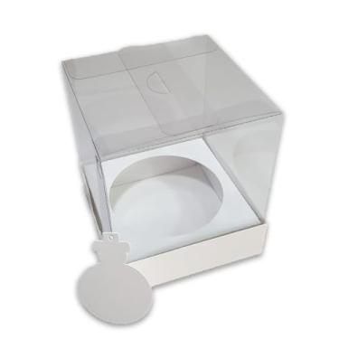 Imagem de Caixa para Panetone Natal, Kraft e Duplex, 100g, 250g, 500g, Embala Cristal (250g - 13x13x15, Duplex)