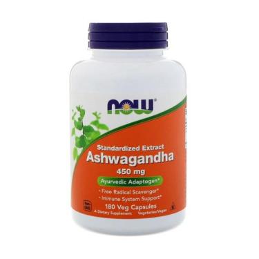 Imagem de Ashwagandha Extract 450Mg (180 Vcaps) Now Foods