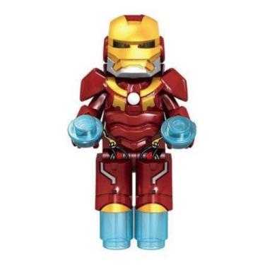 Imagem de Boneco Blocos De Montar Homem De Ferro Armor Mark 50 - Mega Block Toys