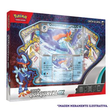 Box Pokémon Coleção Paldea Koraidon Ex 40 Cartas Sprigatito - Verde