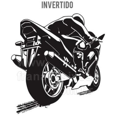 Imagem de Adesivo De Parede Esporte Motociclismo Mod. 2-G 100X80cm - Mix Adesivo