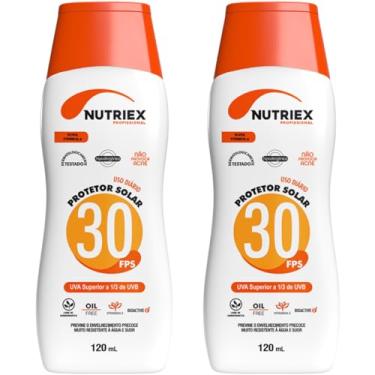 Imagem de Kit 2 Protetor Solar Corpo Nutriex Toque Seco Fps 30 120ml