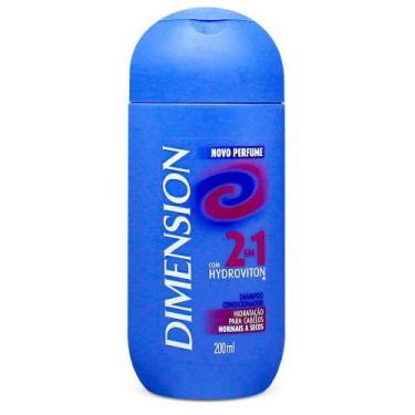 Imagem de Dimension 2 Em 1 Shampoo Hidratação Com 200ml  - Unilever