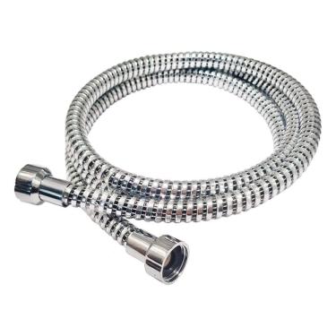 Imagem de Mangueira Espiral Pvc 1,7m Cromada Com Luvas 1/2  PR516