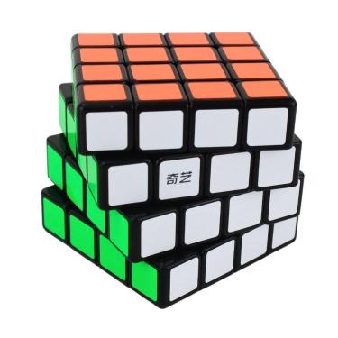 Imagem de Cubo mágico profissional 4x4x4 black qy w2 speedcube