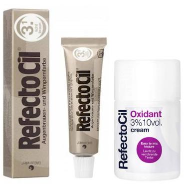 Imagem de Refectocil Tintura Sobrancelha Castanho Claro 3.1 e Oxidante Creme