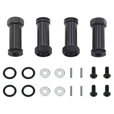Imagem de Mirthobby Adaptadores de cubo hexagonal de roda de alumínio de 12 mm, extensão de 25 mm/30 mm, combinador mais longo para carro Traxxas Slash 4x4 HQ 727 1/10 RC (30 mm)