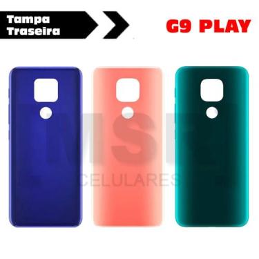 Imagem de Tampa traseira celular MOTOROLA modelo G9 PLAY, VERDE