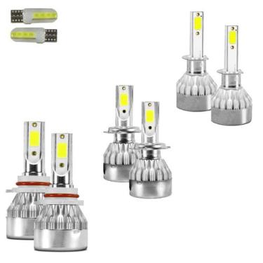 Imagem de Kit ultra led volkswagen fox 2010/2021 20000 lúmens 6500k (h1h7hb4) - 