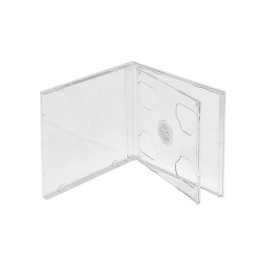 Imagem de Capa com 10 CDs duplos transparentes padrão